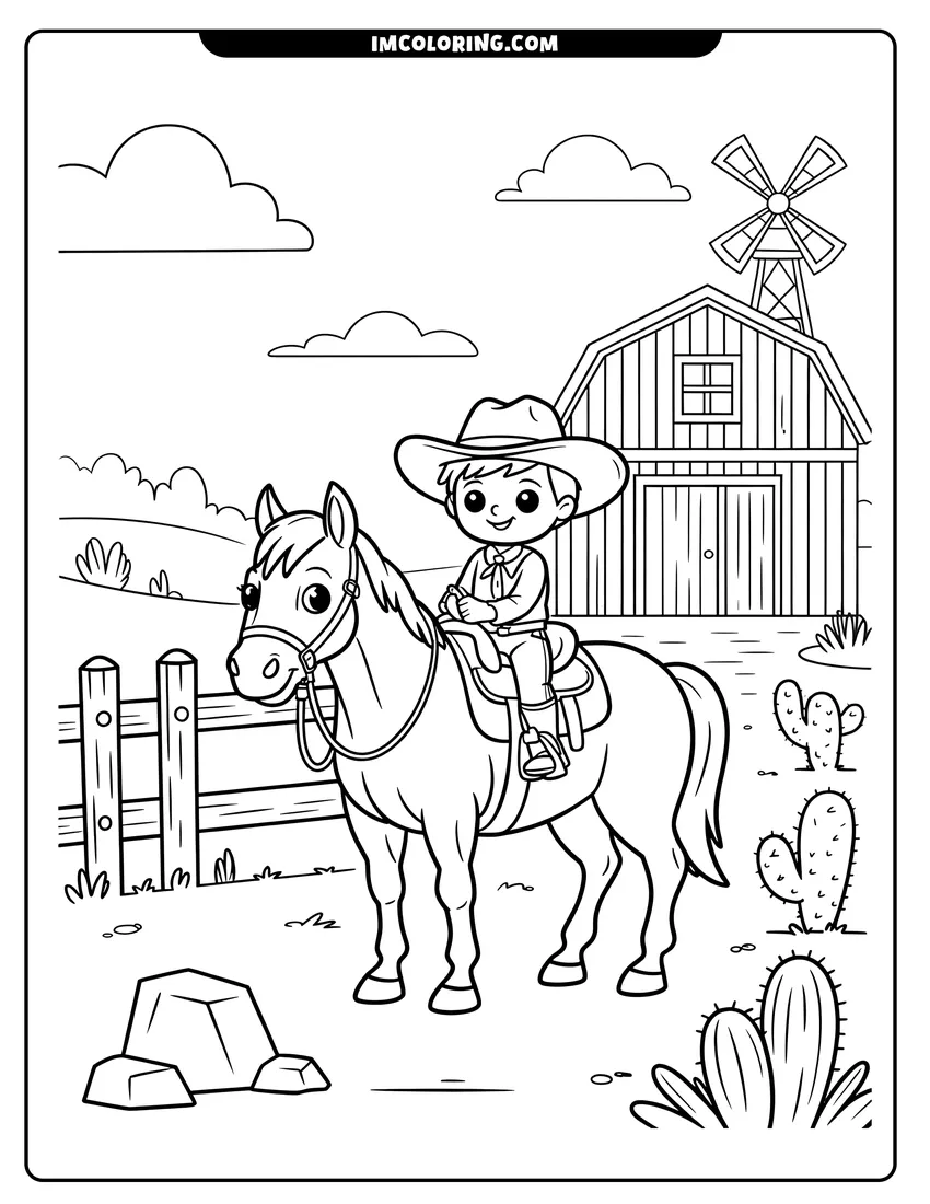 Horse Coloring Pages