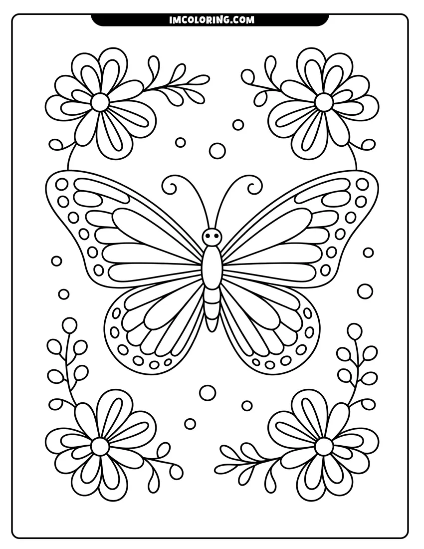 Butterfly Coloring Pages