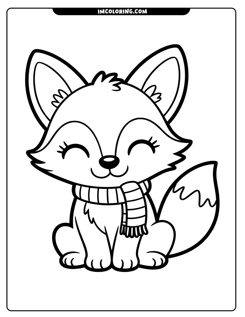 Fox Coloring Pages