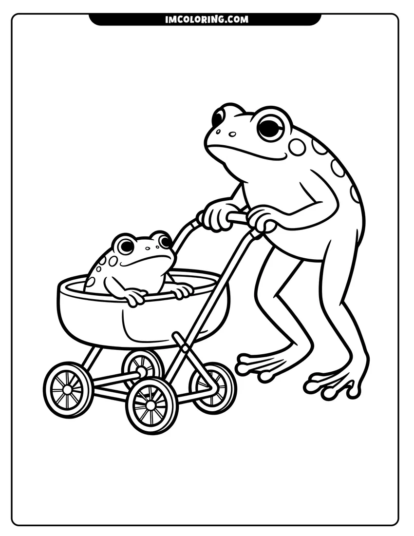 Frog Coloring Pages