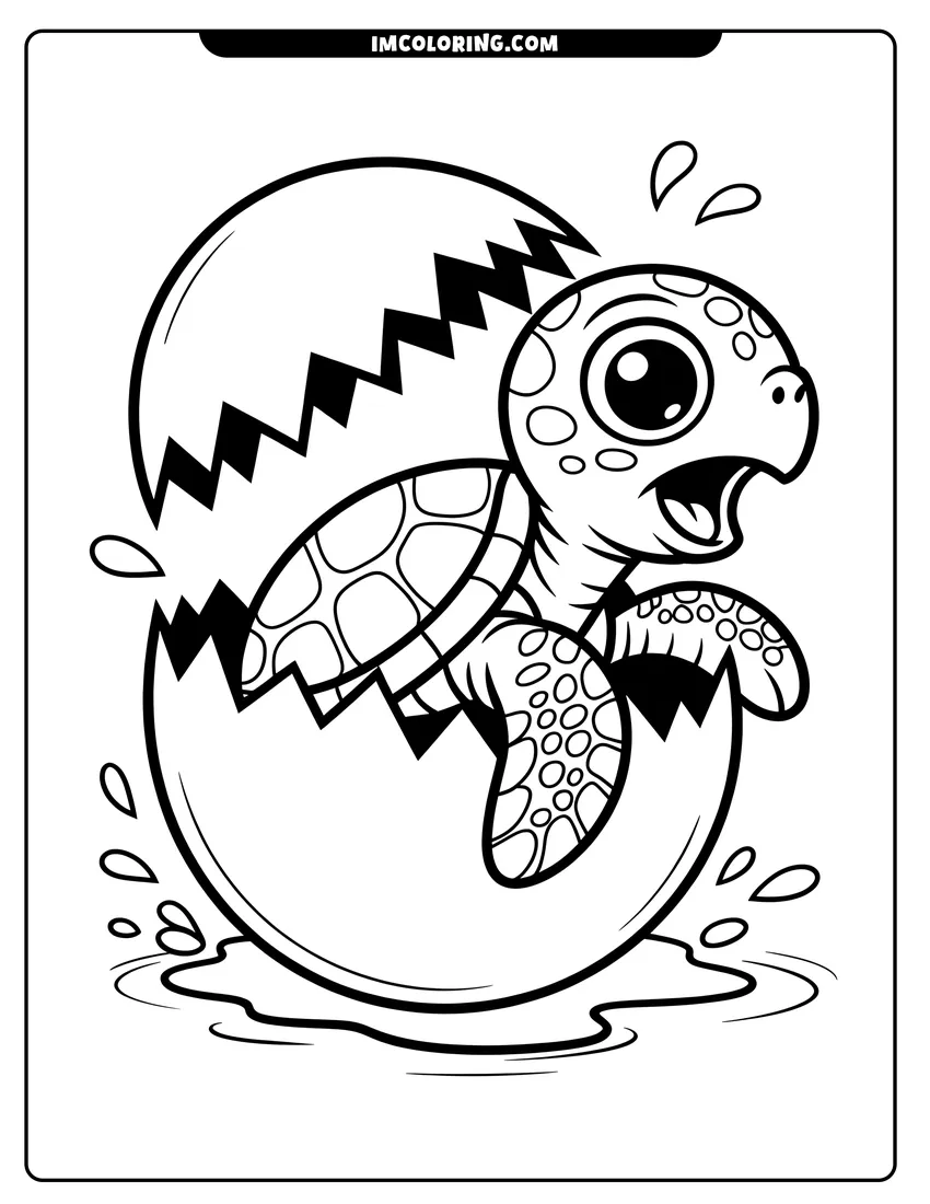 Turtle Coloring Pages