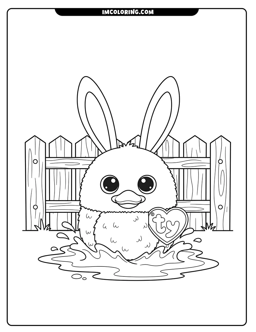Beanie Boo Coloring Pages