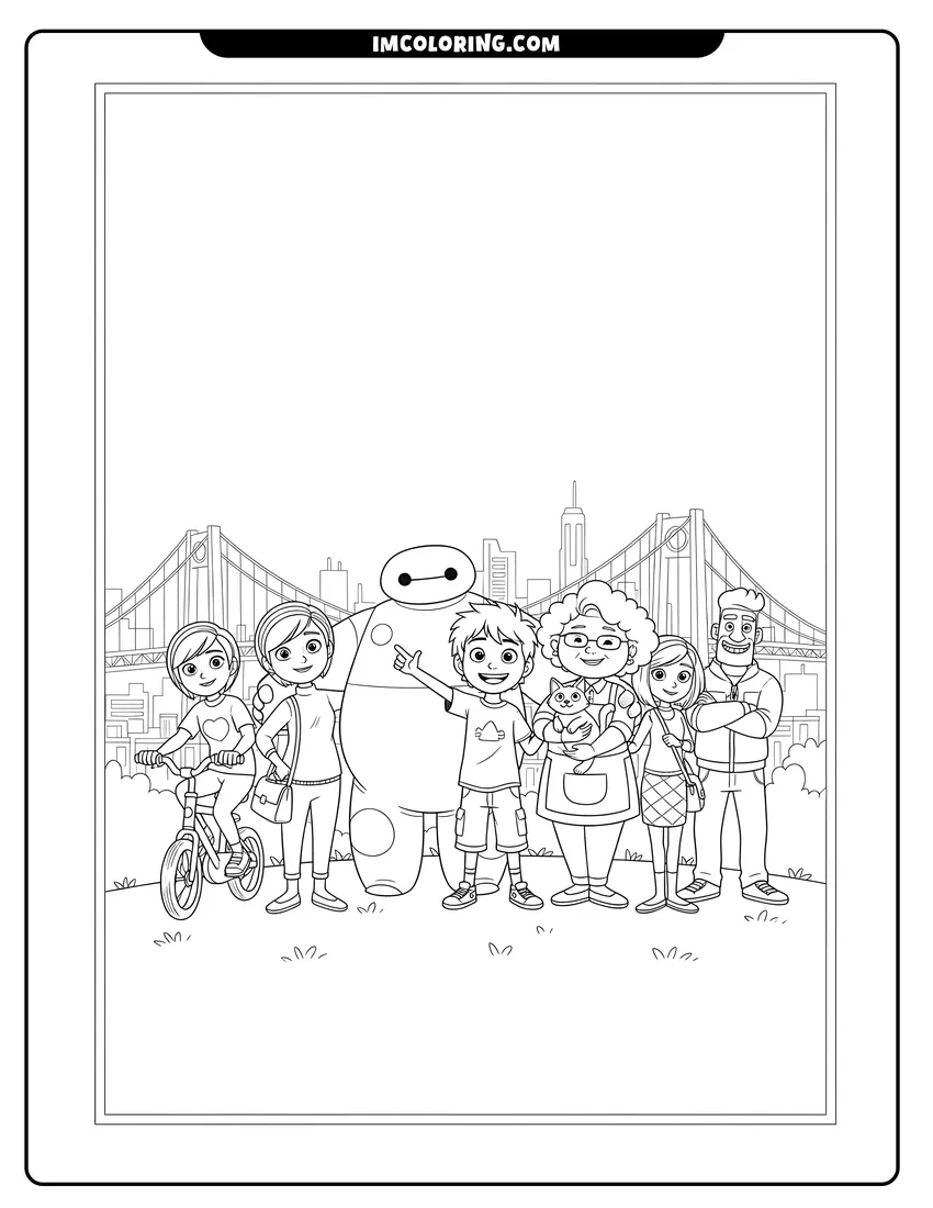 Big Hero 6 Coloring Pages