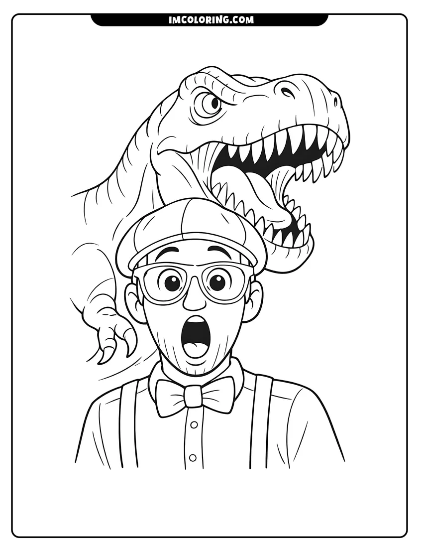 Blippi Coloring Pages
