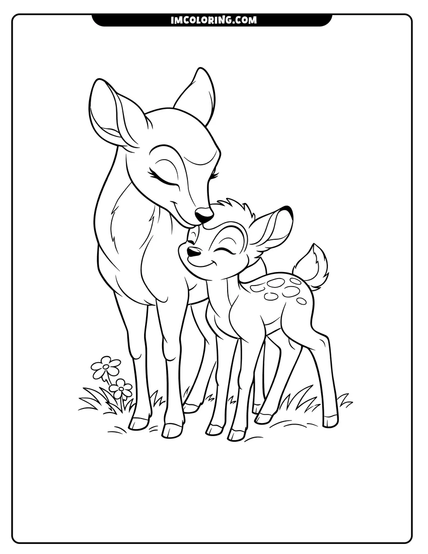 Bambi Coloring Pages