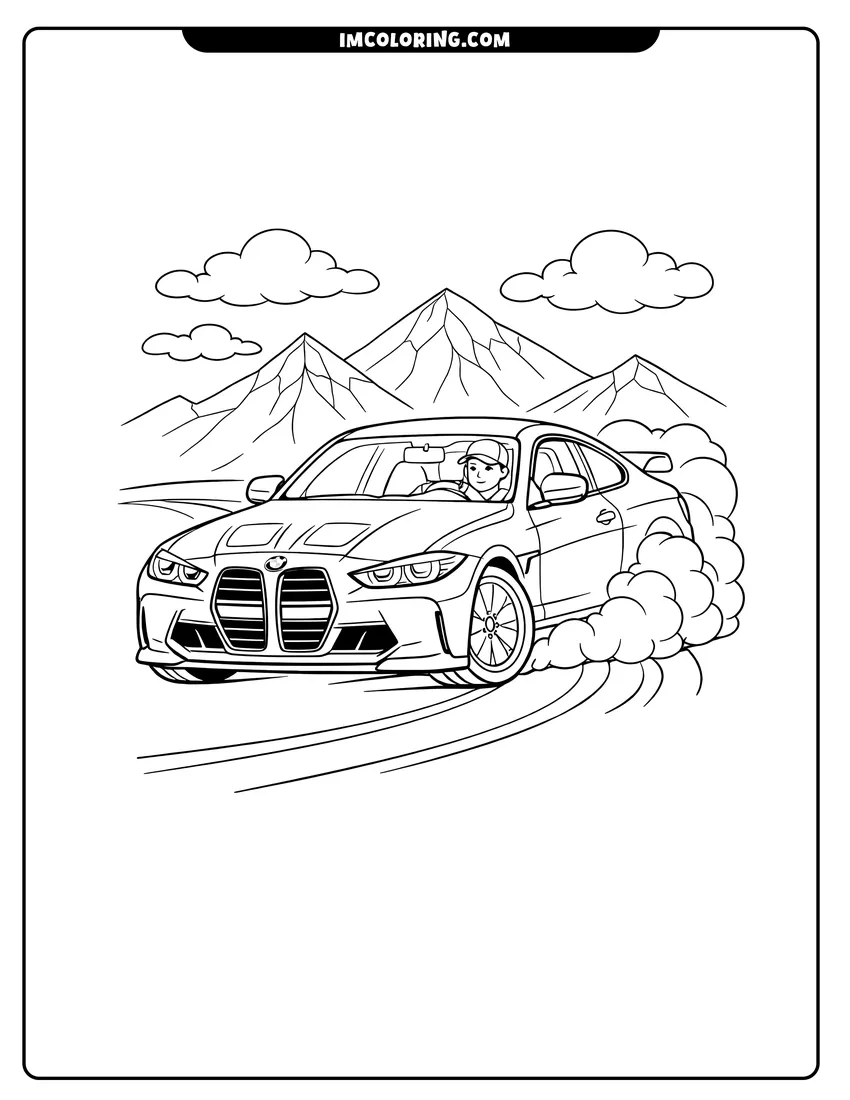 Bmw Coloring Pages