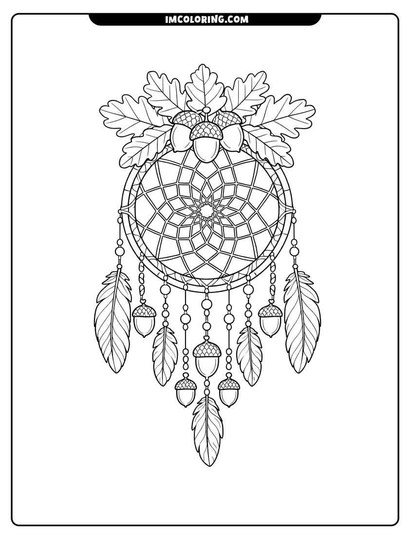 Acorn Coloring Pages
