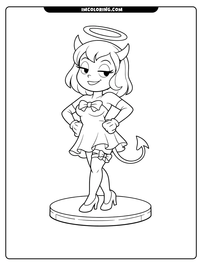 Bendy And The Ink Machine Coloring Pages