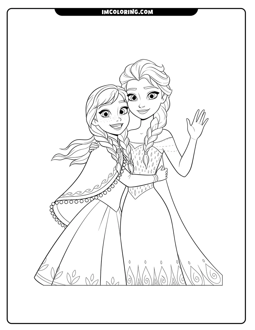 Anna Coloring Pages