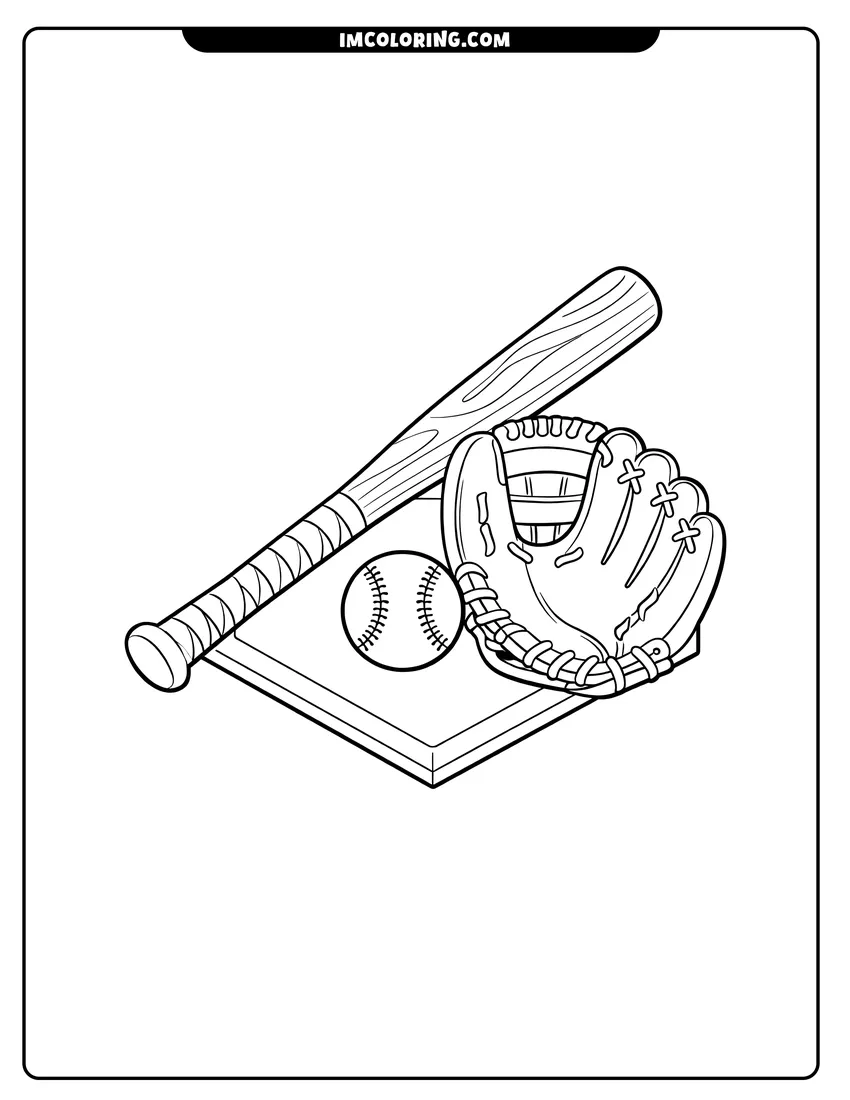 Baseball Coloring Pages